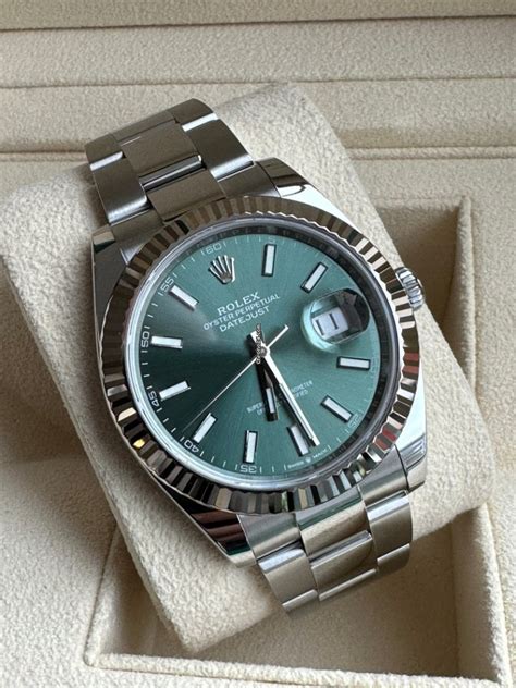 rolex uhr datejust gold grün|Rolex Datejust 36 Neu (2023) Diamanten grün Oyster .